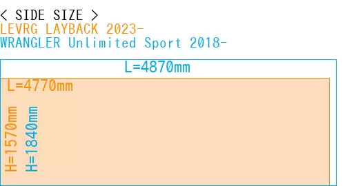 #LEVRG LAYBACK 2023- + WRANGLER Unlimited Sport 2018-